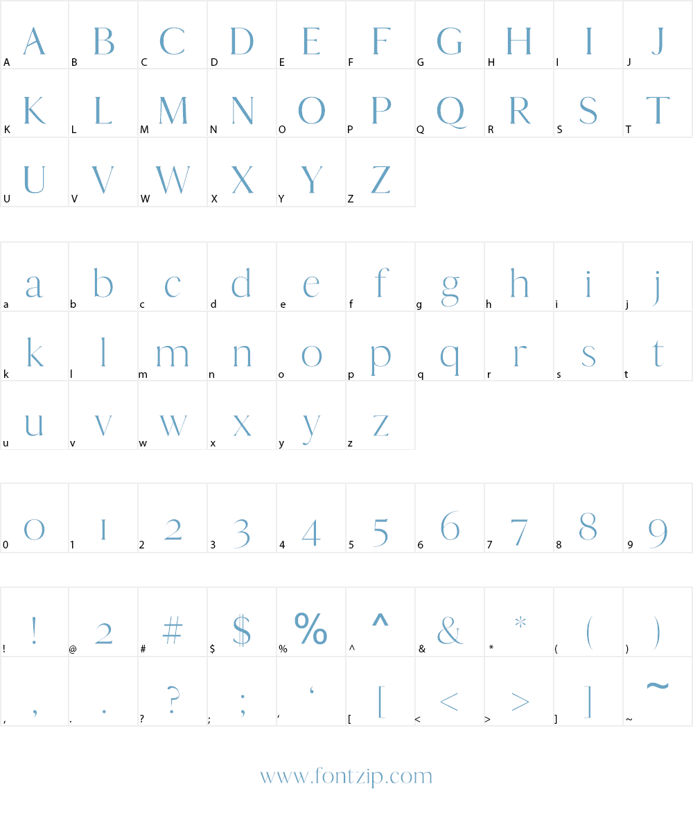 Thomas Mag Font Character